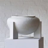 BAUHAUS cachepot, chalky white