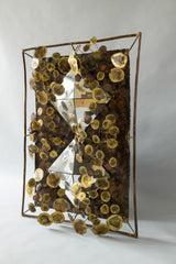 Curtis Jere Mirror, signed