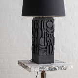 NEVELSON Lamp,   black bronze resin