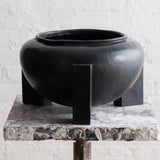 Bauhaus cachepot, black bronze
