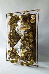 Curtis Jere Mirror, signed