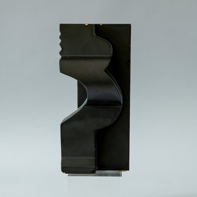Nino Caruso Sculpture, Porcelain with Black Glaze