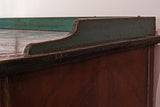 Swedish Cabinet Faux Bois Turquoise, Signed