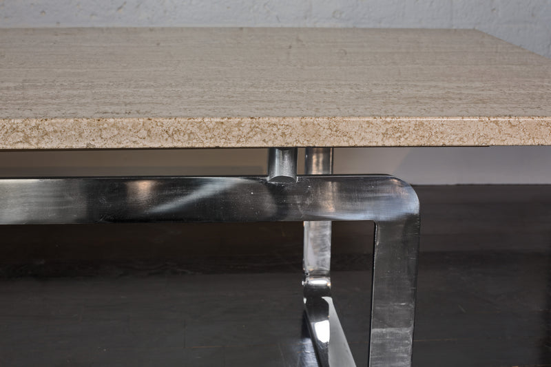 70" Travertine Coffee Table
