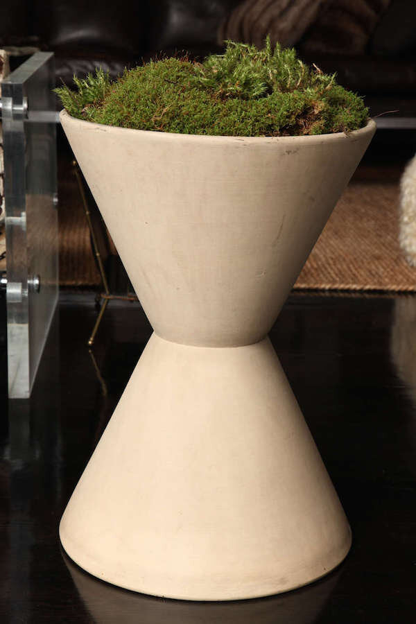 Mid Century Architectural Pottery E-25 Bisque Planter With