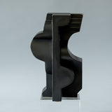 Nino Caruso Sculpture, Porcelain with Black Glaze